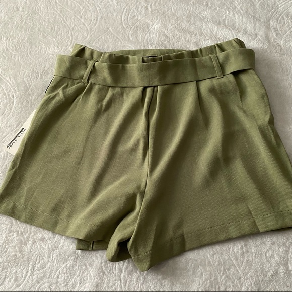 NWT Haute Monde Green Belted Skort - Picture 9 of 12